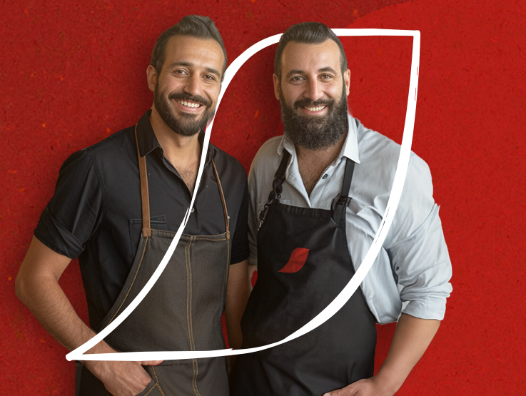 שני גברים מומחי קפה