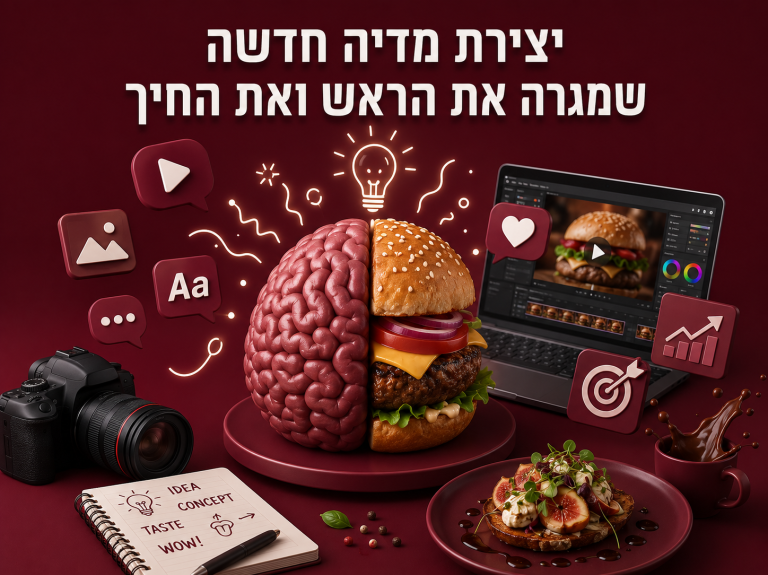 יצירת מדיה חדשה שמגרה את הראש ואת החיך