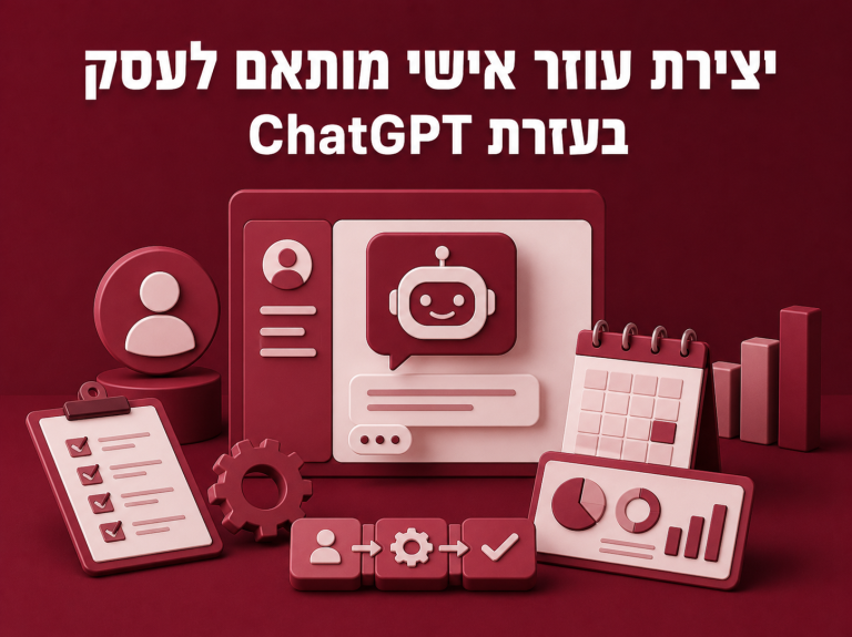 יצירת עוזר אישי מותאם לעסק בעזרת ChatGPT