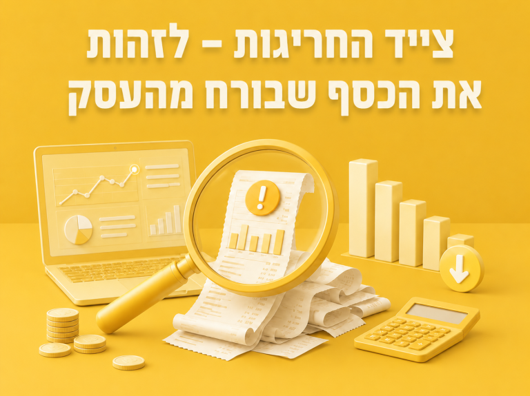 צייד החריגות - לזהות את הכסף שבורח מהעסק
