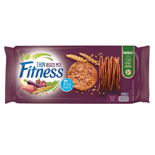 פיטנס קרקר דק מיקס ירקות