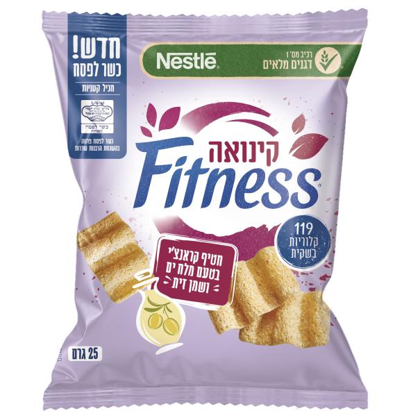 פיטנס ח.קינואה מלח ים ושמן זית כלפ24*25ג