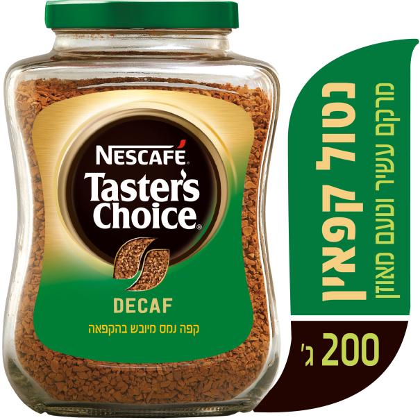 טייסטרס צ'ויס נטול קפאין