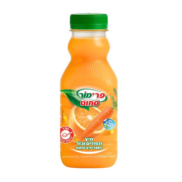 מיץץ תפוזים וגזר 100% טבעי