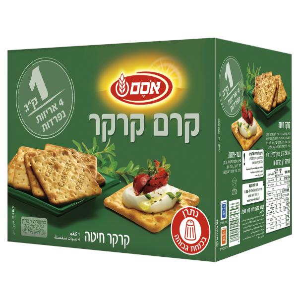 קרם קרקר אריזה משפחתית