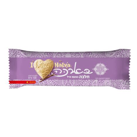 בארכה חטיף חלבה וניל כלפ 20*100ג