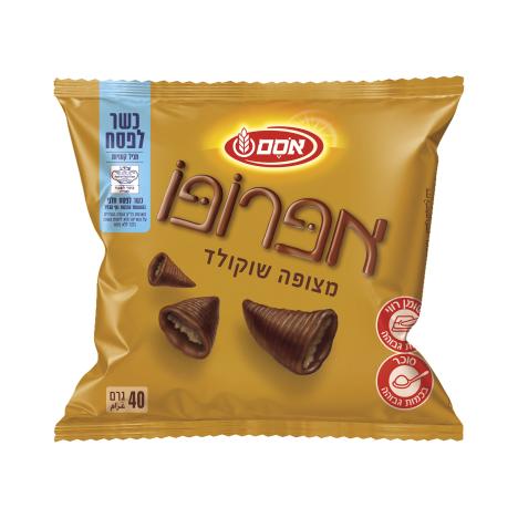 חטיף אפרופו בציפוי שוקולד חלב כשר לפסח