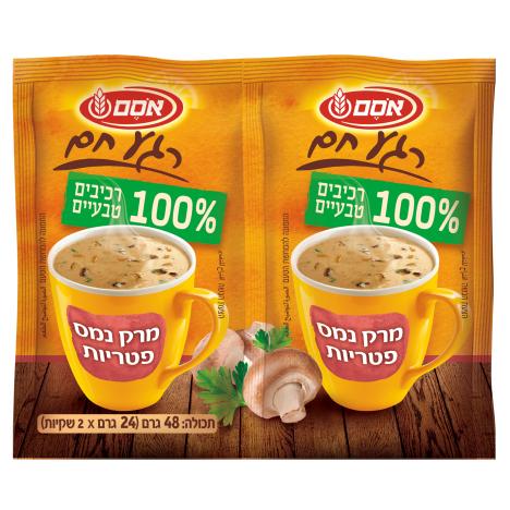 מרק נמס זוג פטריות בדצ