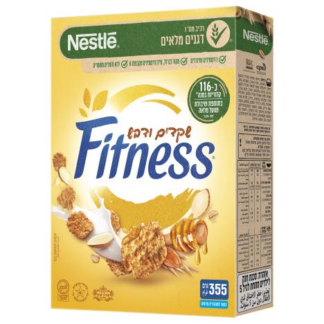 פיטנס שקדים ודבש 355 גרם
