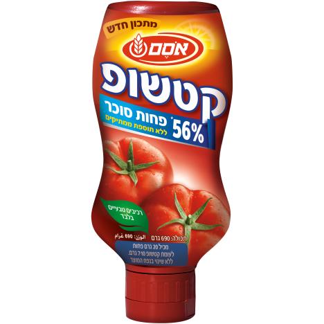 קטשופ מופחת סוכר 690 גרם