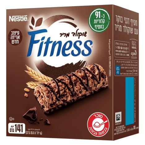 פיטנס חטיף דגנים שוקולד