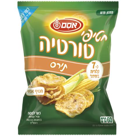 אסם חטיפי טורטיה תירס כלפ