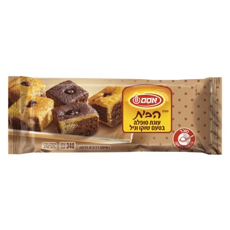 עוגת הבית סופלה בטעם שוקו וניל