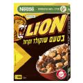 ליון דגני בוקר בטעם שוקולד וקרמל 480 גרם